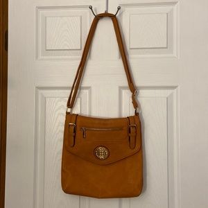 Burnt Orange Medium Shoulder Bag